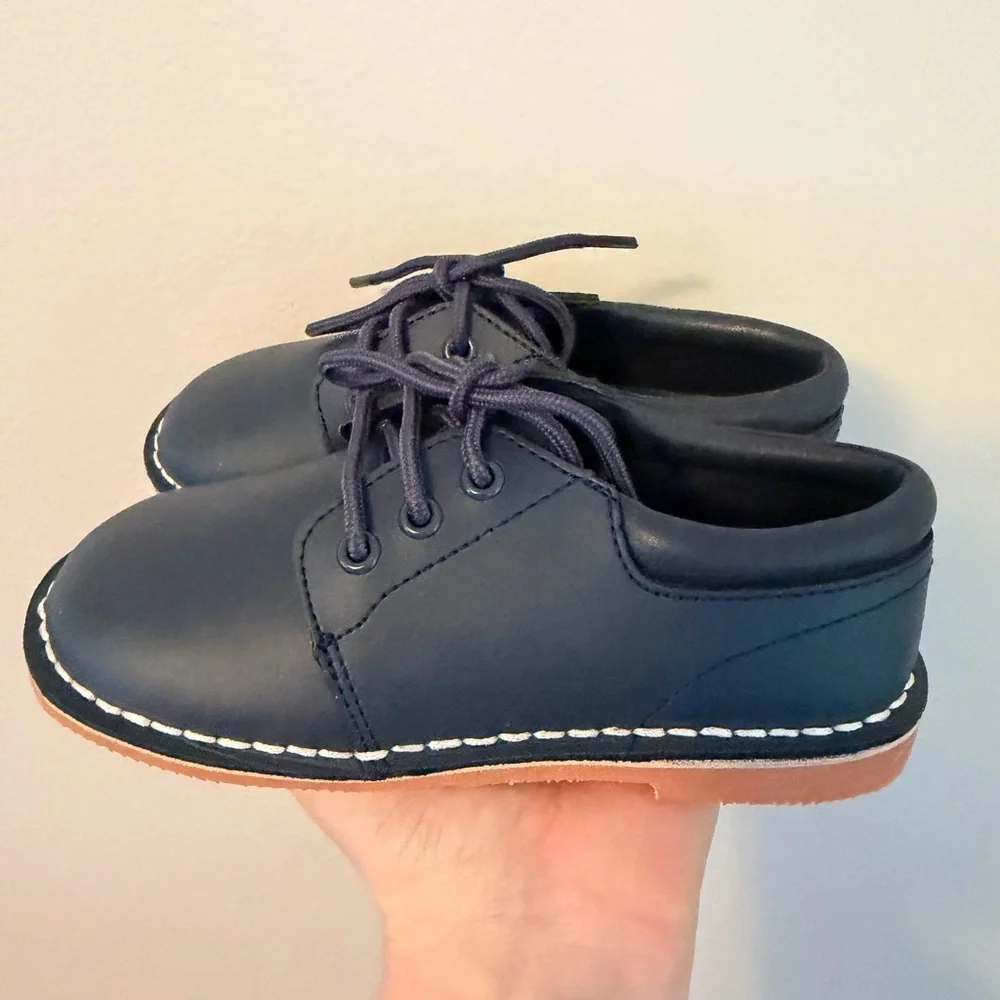 L’Amour Navy Blue Dress Shoes